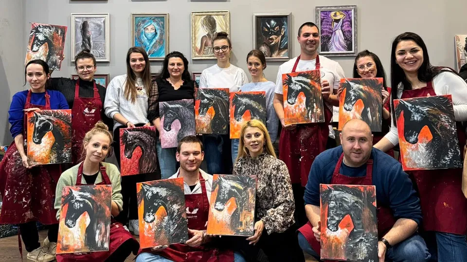АРТ вечер с Рисуване и Вино