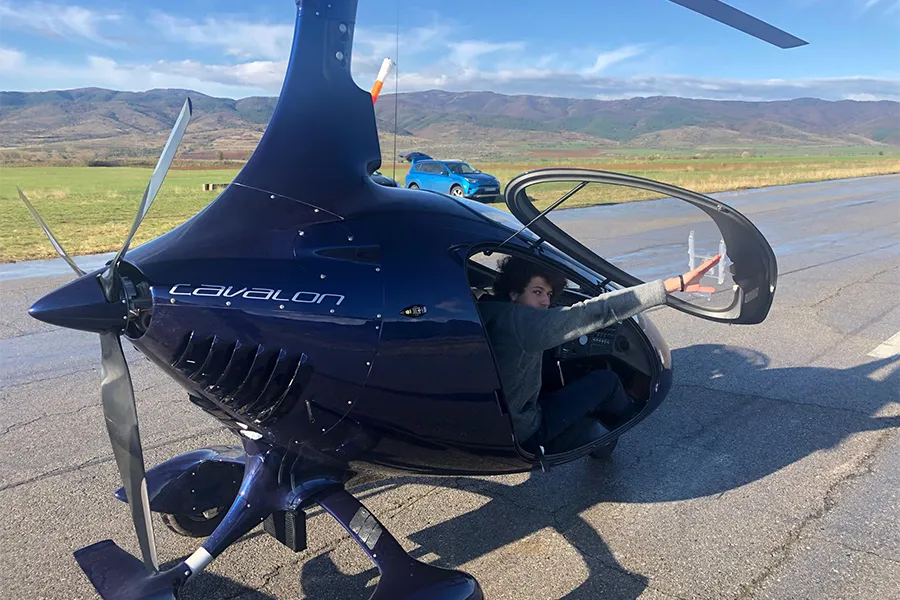 подарък за мъж за св валентин – полет с жирокоптер